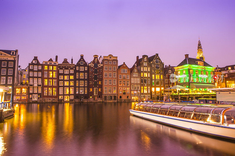 运河 阿姆斯特丹 荷兰 欧洲